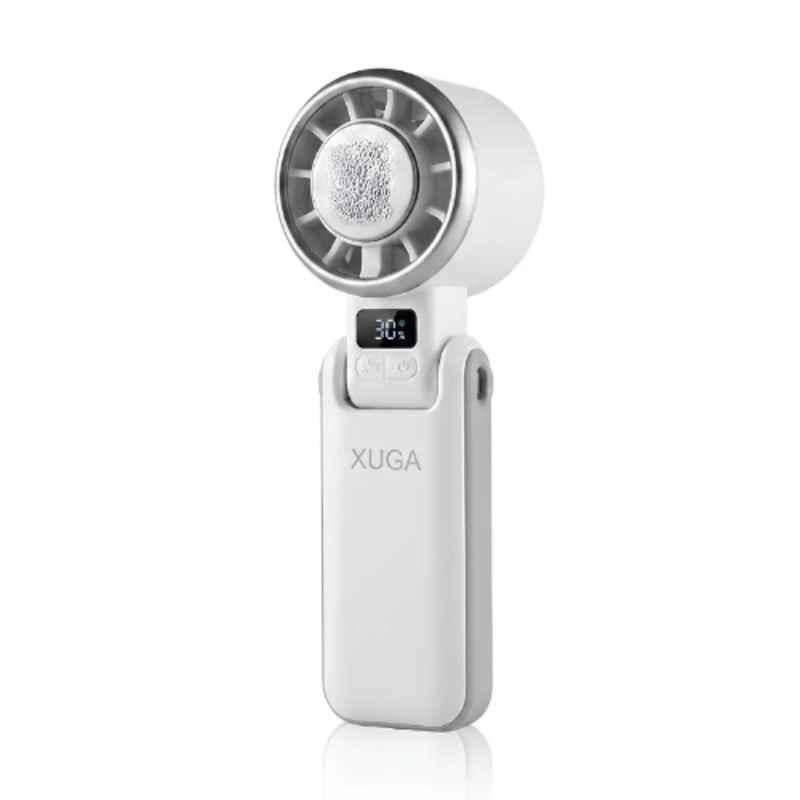 Xuga YOLO-W 10.5W 4000mAh White Handheld Air Cooling Fan with 1 Year Warranty for Travel, Office & Outdoor Sports
