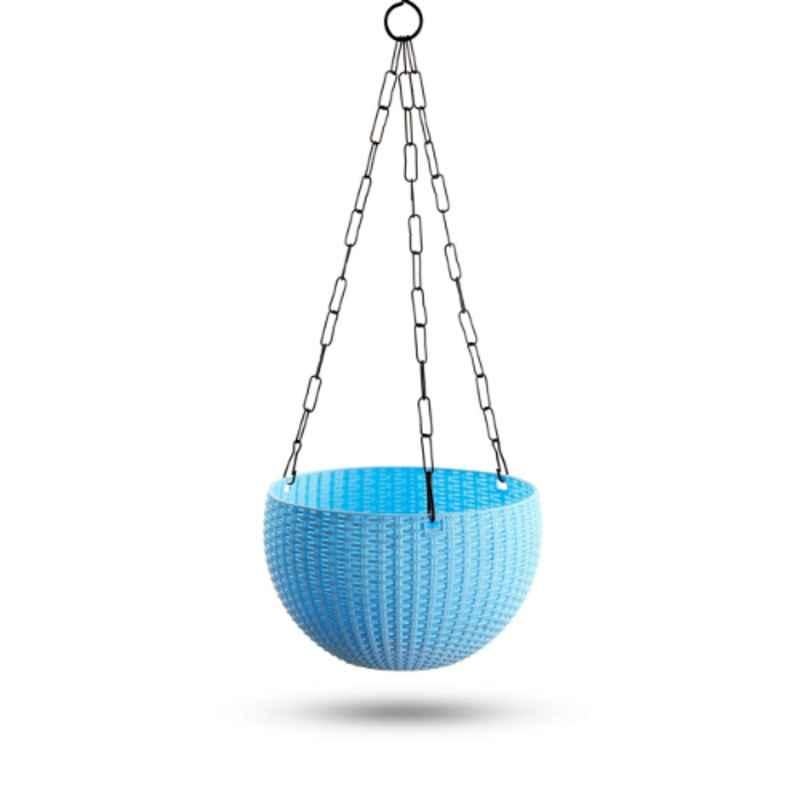 Gardens Need 4 Pcs 22x22x24cm 100% Virgin Plastic Sky Blue Euro Plastic Basket