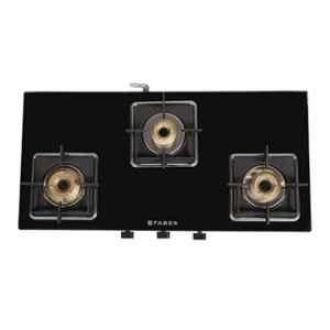 Faber Remo 3 Burners Manual Toughened Glass Top Cooktop
