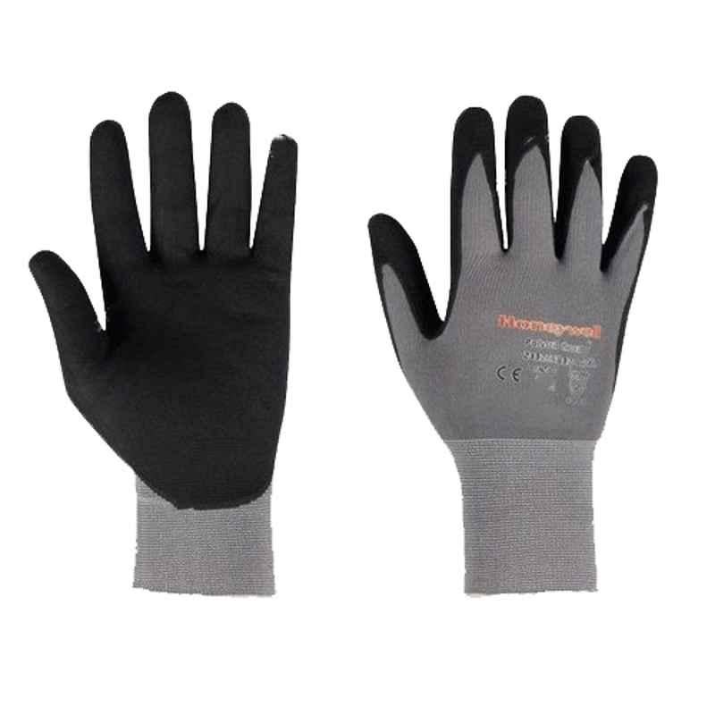 Honeywell Polytril Flex NFC Grey Gloves, PK20, Size: 10