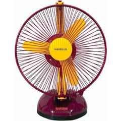 Havells Birdie 45W Yellow & Maroon 3 Blade Table Fan, Sweep: 230 mm