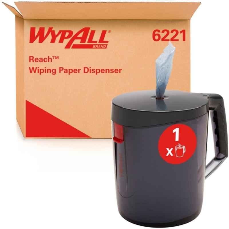 Kimberly Clark WypAll Reach Black Portable Centrefeed Dispenser, 6221