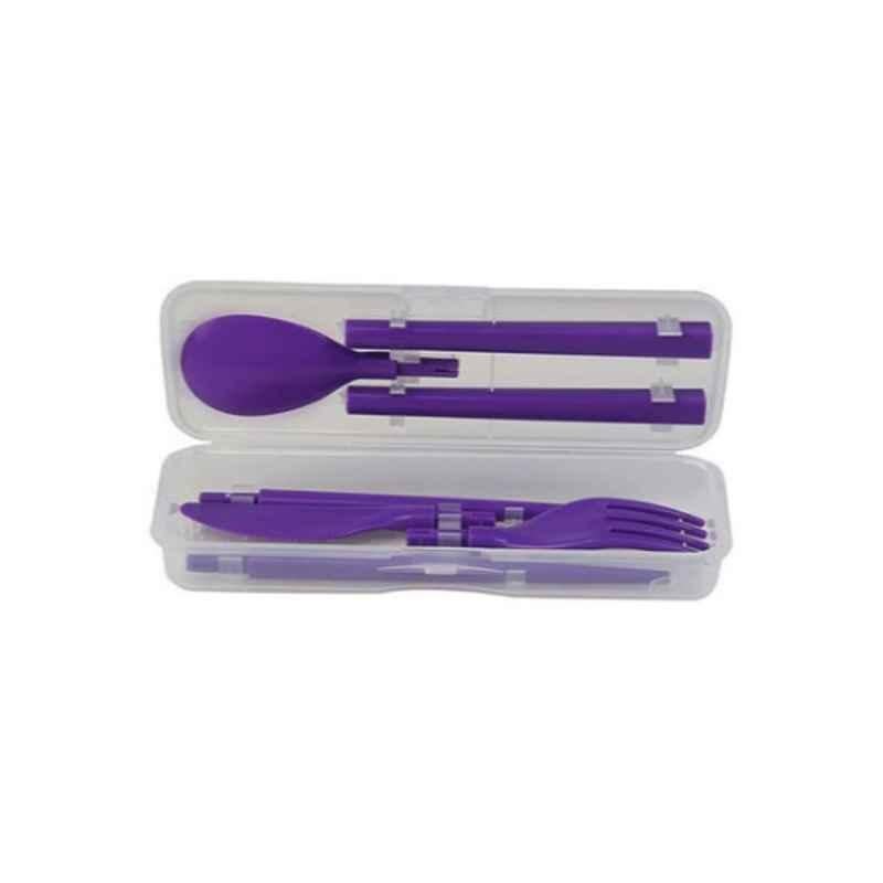 Sistema Plastic Purple Go Cutlery Set, 912158152-1128