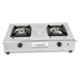 Suraksha Shine MS2 Butterfly High Quality Stainless Steel 2 Burners Gas Stove, SBI00195