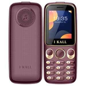 I KALL K52 1.8 inch Wine Red Dual Sim Keypad Feature Phone, K52-WR