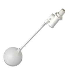 Elegant Casa 15mm Polypropylene White PTMT Ball Cock Valve for Water Tank