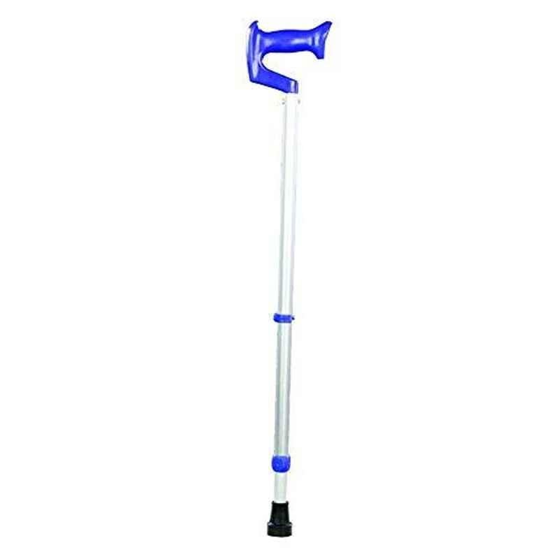 Tynor 110kg Aluminium Grey Trio Walking Stick, L44OAAA, Size: Universal