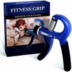 QUIT-X 8.3cm 22-88 LBS Multicolour Adjustable Resistance Range Non-Slip Hand Fitness Grip