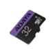Adata 32GB Class 10 Purple & Black Premier UHS-I MicroSD Memory Card, AUSDH32GUICL10A1-R, AUSDH32GUICL10A1-R
