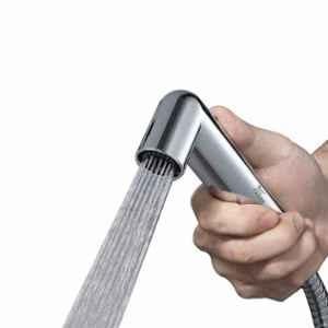 Fossa Stainless Steel Silver Magnetic Health Faucet with 1m Hose Pipe & Magnet Holder