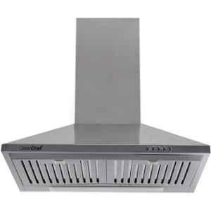 Greenchef Akeno 60cm 880 CMH Stainless Steel Silver Wall Mounted Chimney