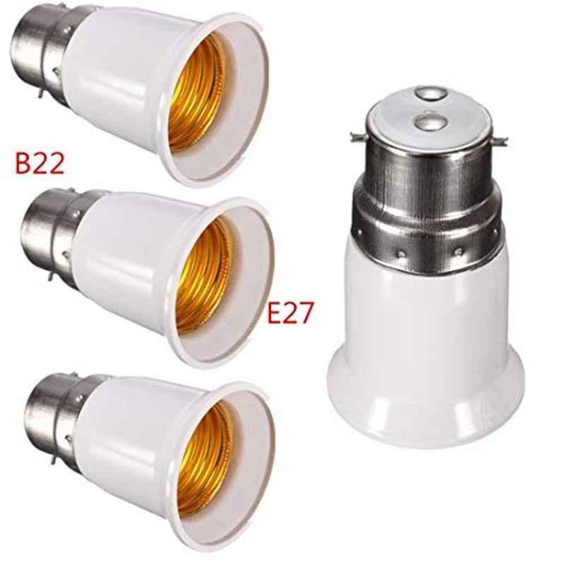 B22 to E27 Lamp Holder (Pack of 4)