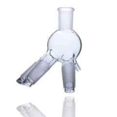 ABGIL B-34 Borosilicate 3.3 Glass Cow Type Distilling Receiver Adapter, ABG680