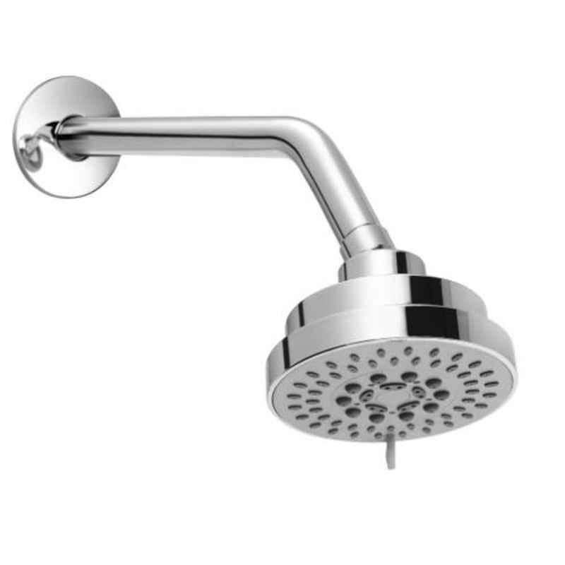 Somany 5 inch CP 1 Fn OH Shower with Arm & Flange