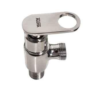 Ahuja Fusion Stainless Steel & Brass Chrome Finish Angle Cock with Wall Flange, AS-6