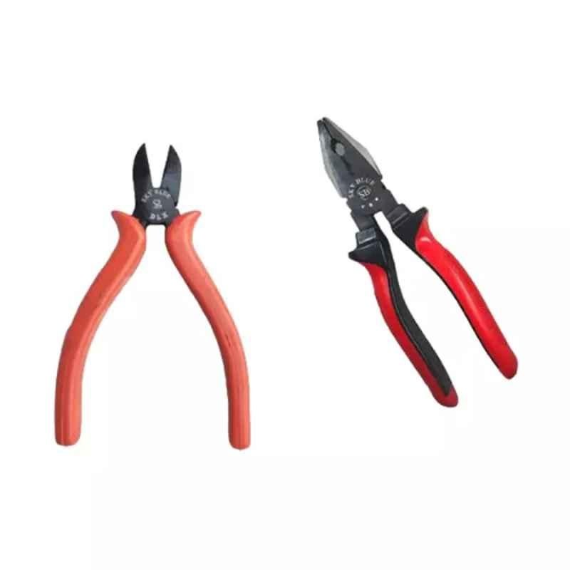 Sky Blue 2 Pcs 8 inch Lineman Plier Combo, SBE_PLIER_COMBOS_COMBO_812