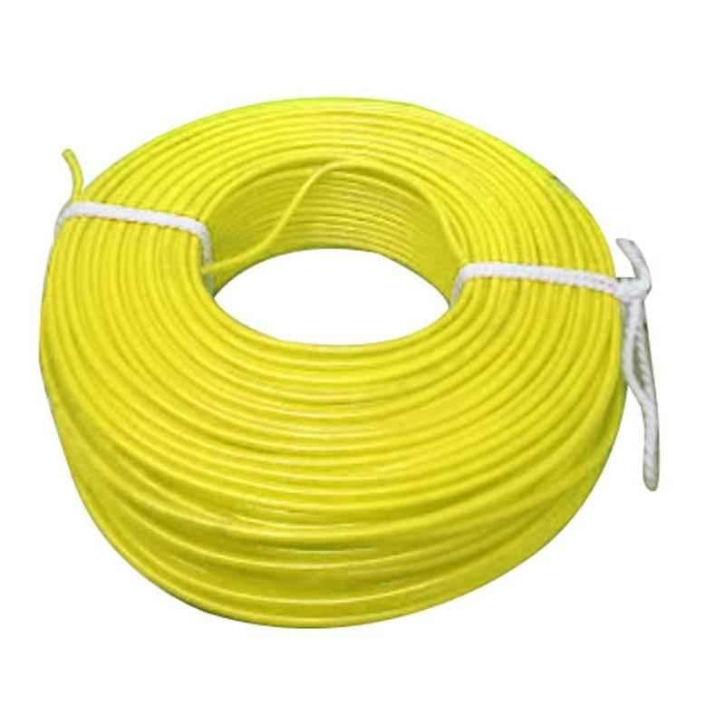 Buy A S Sqmm Yellow Single Core Multi Strand Heavy Duty Fr Pvc Housing Wire Length M