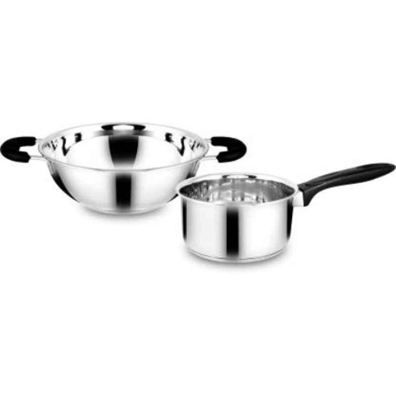 Buy Hawkins Futura Non-Stick 2 Pieces Cookware Set, QS6 Online At Best  Price On Moglix