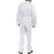 Superb Uniforms Polyester & Cotton White Coverall Boiler Suit, SUW/W/CBS06, Size: XL