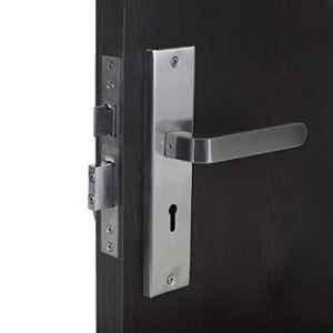 Saze 8 inch Stainless Steel 304 KY Plate Mortise Door Lock Handle Set, SE-LB303-KY