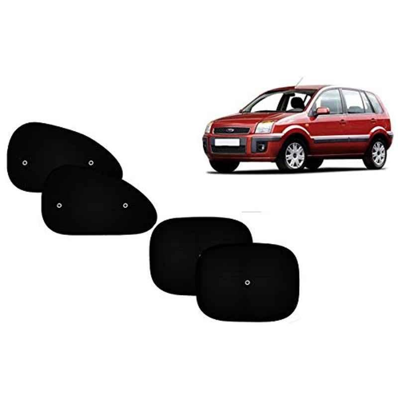 Auto Pearl 4 Pcs PVC & Mesh Black Window Side Sun Shade Set for Ford Fusion