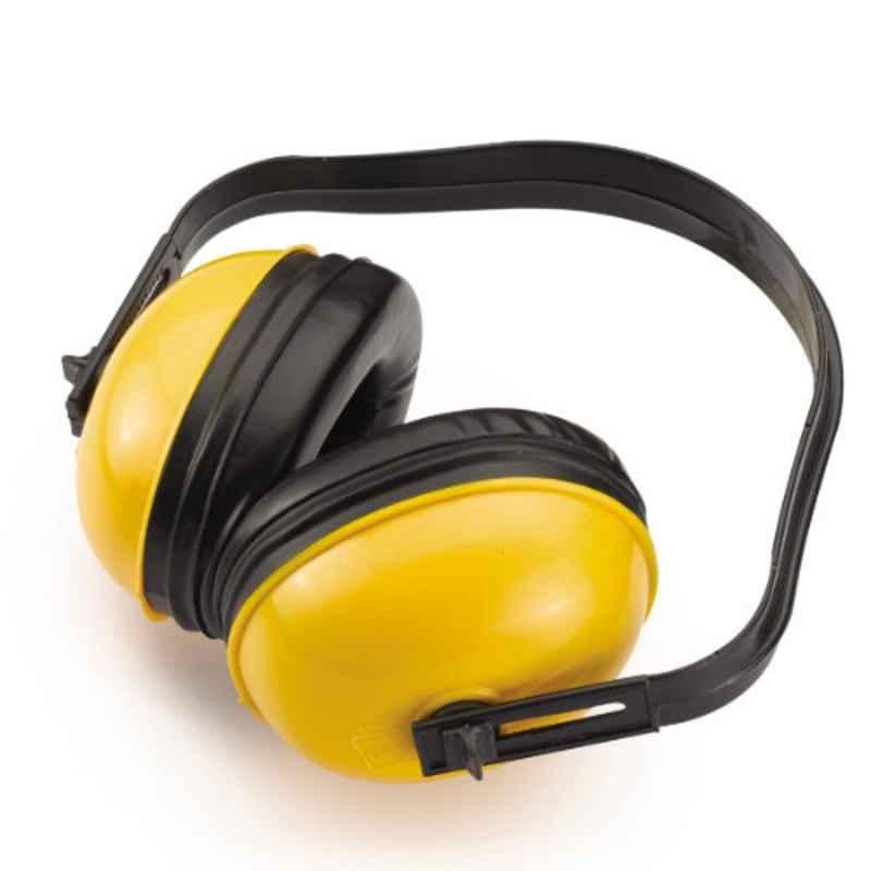 Udyogi Polycarbonate Yellow Head Mounted Ear Muff, ET 20