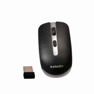 Zebion Wonder 2.4GHz USB Optical Wireless Black Mouse with 4G Wireless Technology & 2 AAA Batteries, ITD-26