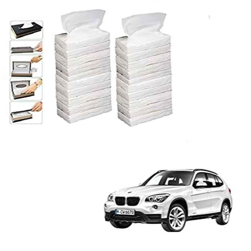 Kozdiko 100 Pulls Dispenser Box Refiller Tissue Paper with 200 Sheets for BMW X1 (Pack of 20)