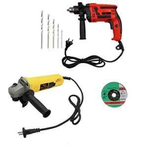Angle Grinder with 1000W Drill Machine 