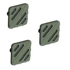 Plantex Knobs for Drawers/Drawer Knobs for Cabinets/Pull-Push Knobs for Kitchen/Bedroom Drawer (Pack of 3) SH-434, DC-Black & Green
