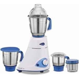 Preethi Blue Leaf 600W White Mixer Grinder with 3 Jars, MG-149