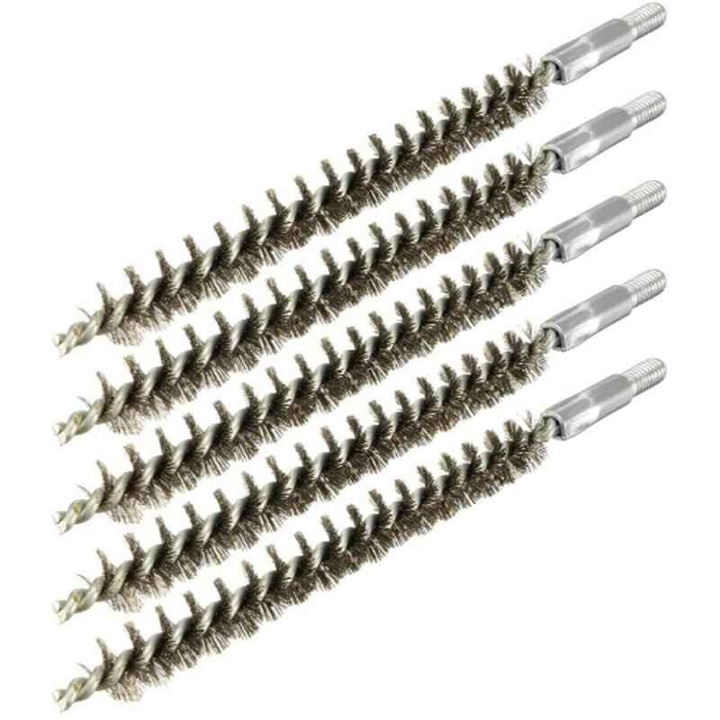 Lessmann 5 Pcs 10mm Stainless Steel Wire Pipe Tube Sweep Cleaning Chimney Brush Set