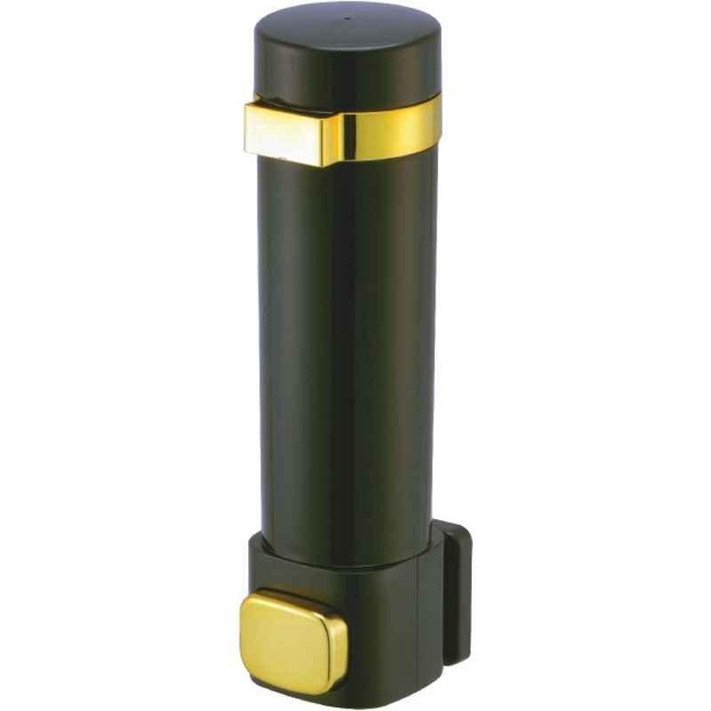 Prestige 350ml Plastic Black & Gold Soap Dispenser, TSD21
