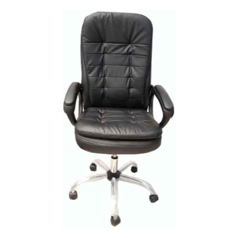 Karnak 10 kg 48x90x50cm PU Leather & Foam Black Executive Office Chair, KC104