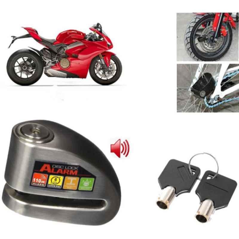 Auto Pearl Steel Black Anti-Theft Alarm Disc Brake Lock for Panigale, Lock_154