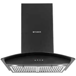 Faber Hood Feel 3D T2S2 BK LTW 60 3 Way 60cm 1095CMH Black Silent Suction Chimney with 2 Baffle Filters