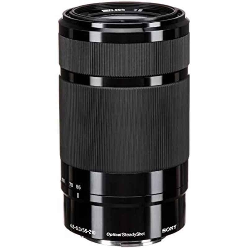 Sony SEL55210 55-210mm F4.5 6.3 OSS APS-C E Mount Prime Camera Lens for Nature & Sports Photography, SEL55210/BQ AE
