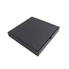MM WILL CARE 6 inch Black Paper & Cardboard Pizza & Sandwich Box, MMWILL1241 (Pack of 25)