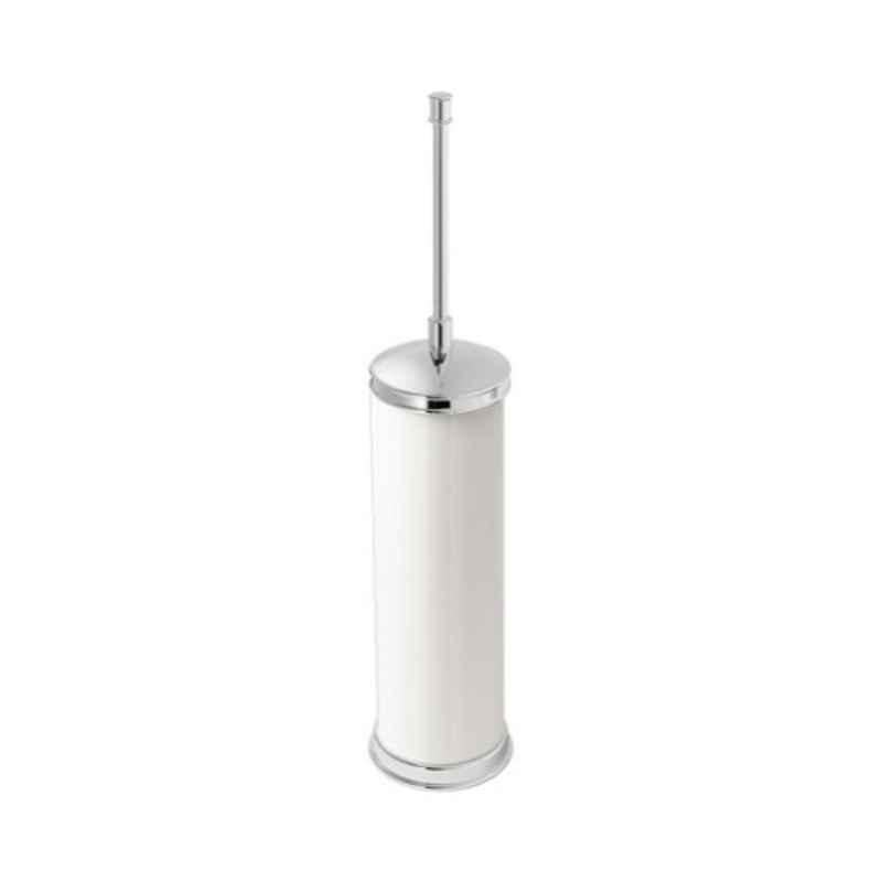 Balungen 54cm White & Silver Toilet Brush Holder, 20291499