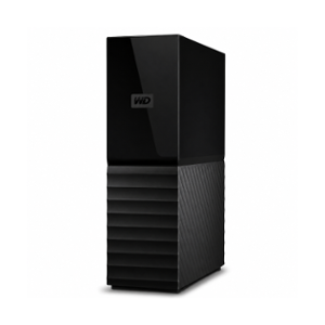 WD My Book 8TB Black External Hard Drive with Automatic Backup & Password Protection, WDBBGB0080HBK-BESN