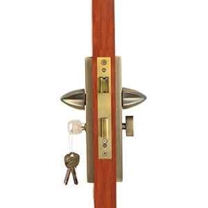 Voltizi 70mm ‎Zinc ‎Antique Finish Mortise Door Lock Set for Main Door, CRZ017