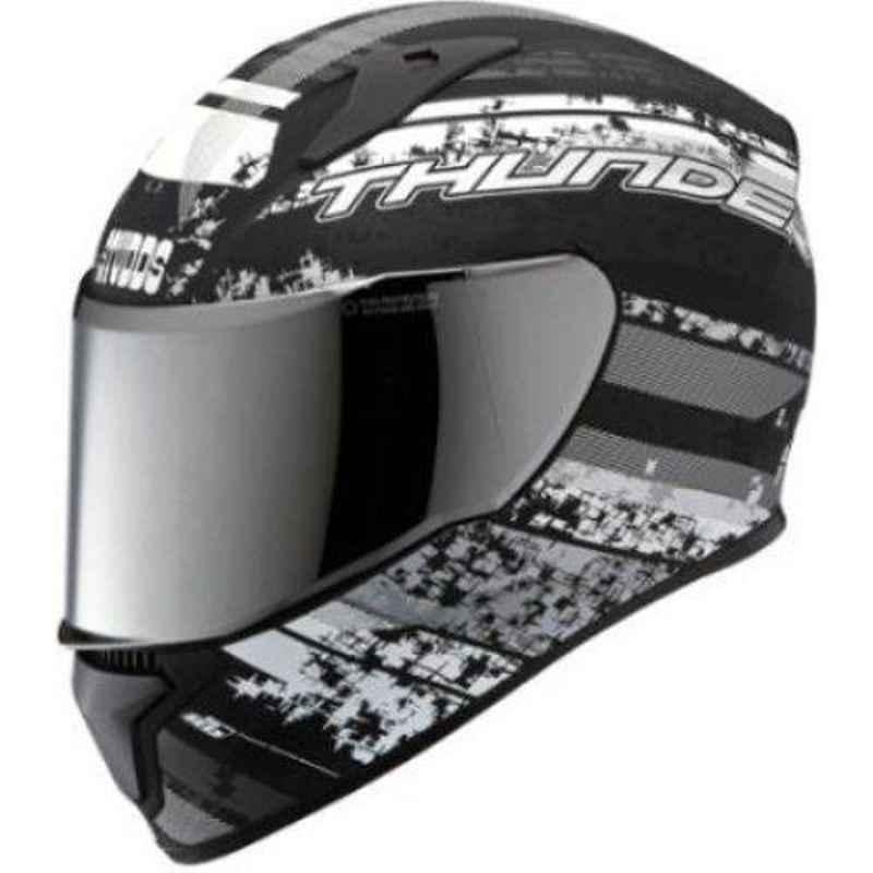 Studds Thunder Decor D1 N4 Motorbike Helmet, Size (L, 580 mm)