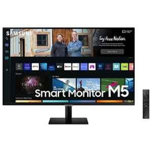 Samsung M5 27 inch FHD VA Panel Black Smart LED Monitor, LS27BM500EWXXL