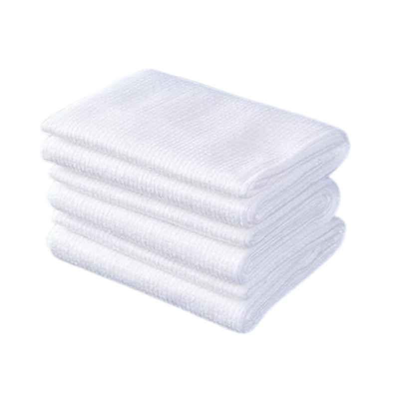 Generic 10 Pieces Of White Soft Microfiber Fabric Face Towel Hotel