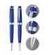 Cross Bailey Black Ink Gloss Blue Resin Polished Ballpoint Pen with 1 Pc Black Refill Set, AT0742-4