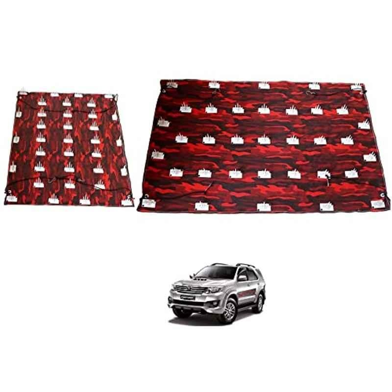 Kozdiko 2 Pcs Car Protection Cover Set from Dog & Monkey for Car Roof & Bonnet for Toyota Old Fortuner