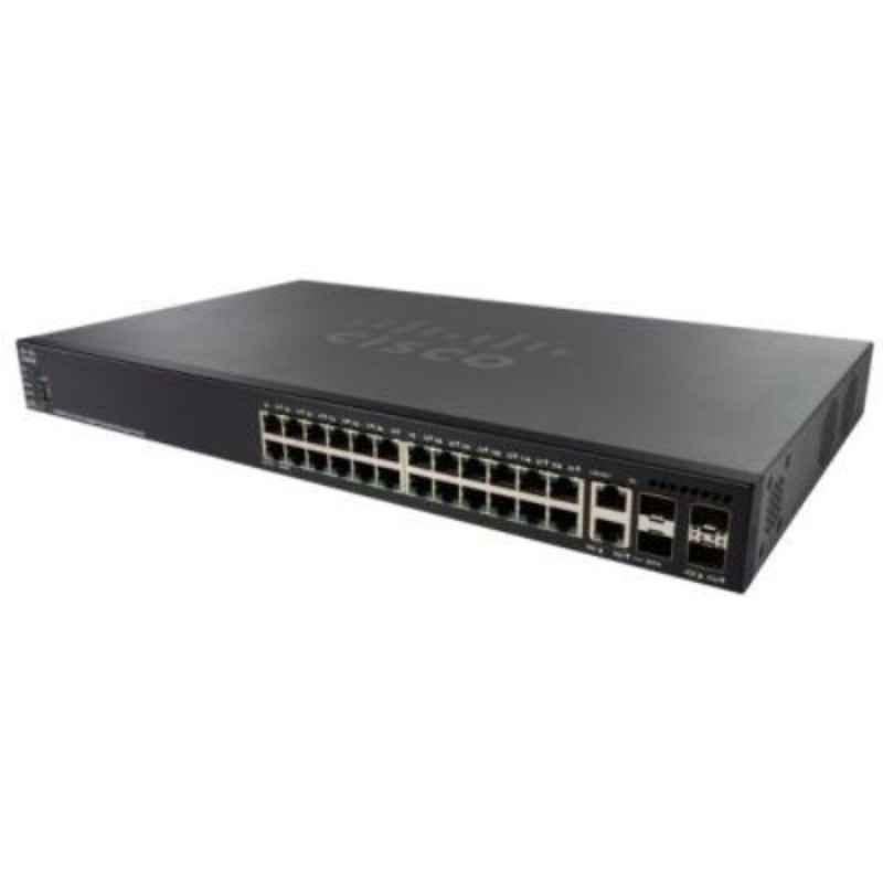 Cisco SG550X24MP 382W 24 Gigabit Ethernet Ports Stackable Managed Switches, SG550X24MPK9UK