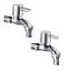 ZAP Stainless Steel Washing Machine Bib Cock Tap (Pack of 2)