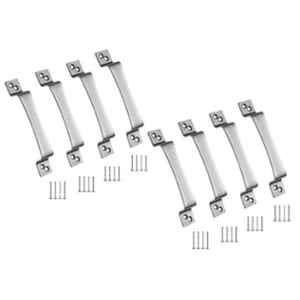 Ojass Hox 6.5 inch Stainless Steel Silver Cabinet Handle, SS046X12 (Pack of 12)