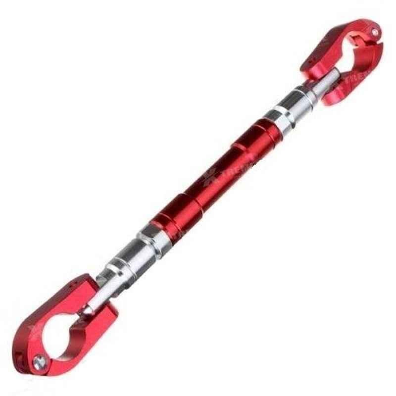 AOW AttraAOW Handlebar Cross Bar Steering Wheel Strength Handle Lever Bar-Red Universal For All Motor Bikes